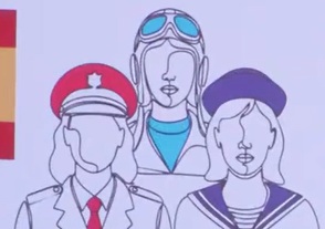 Mujeres por tierra, mar y aire