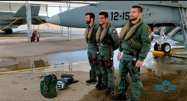 El Ala 12 del Ejército del Aire vuela a Lituania