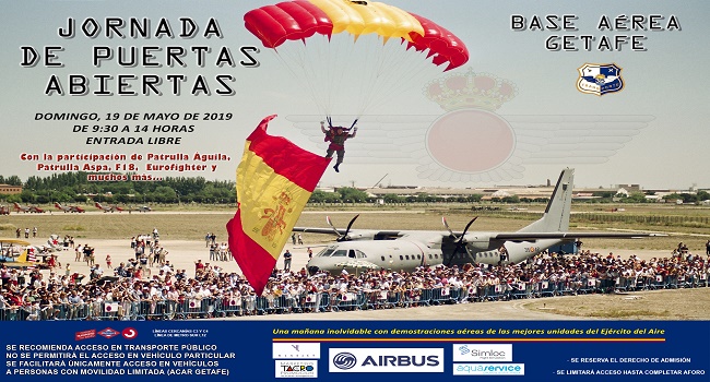 Gran festival aéreo en la base de Getafe