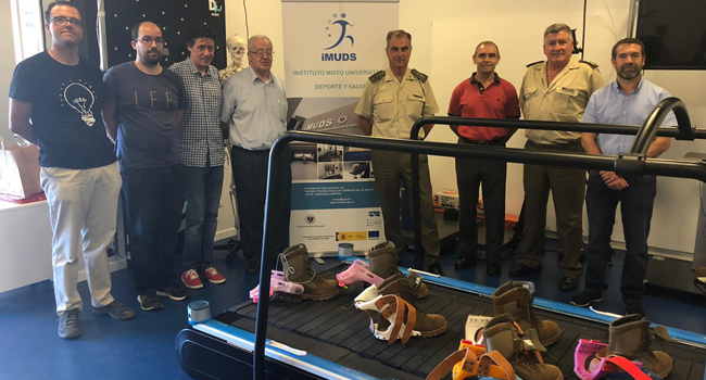 Prototipo de exoesqueleto de bota para aliviar la carga de los soldados