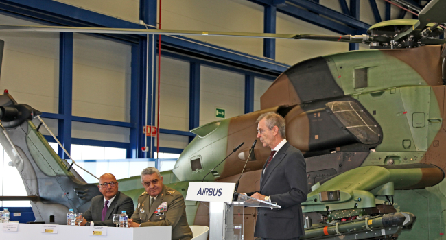 Airbus entrega el último de los helicópteros 'Tigre' a las Fuerzas Aeromóviles del Ejército de Tierra