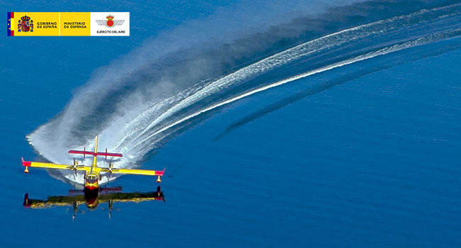 El Ejército del Aire y la UME se vuelcan en el incendio de Turquía