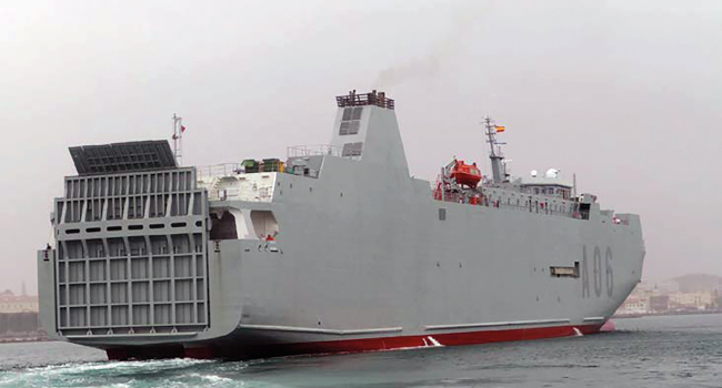 'Un gigante del mar para el Ejército'