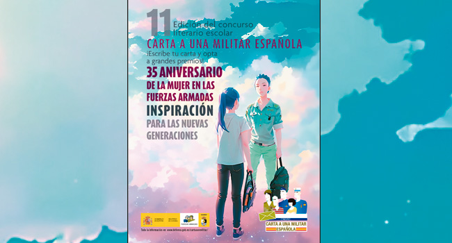 XI Edición del concurso literario escolar ‘Carta a una militar española’