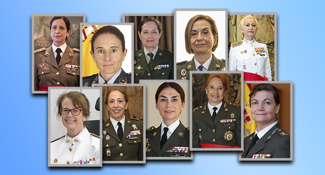 Informe 2024 de la evolución de la mujer en las FAS: el doble de generales