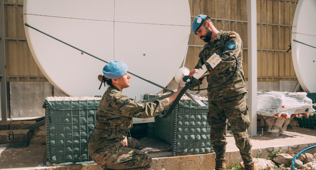 Nuestros cascos azules garantizan las comunicaciones en el Sector Este de UNIFIL