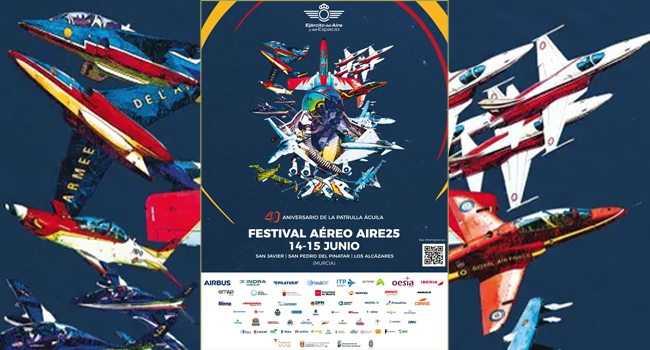 Festival aéreo ‘Aire 25’, la gran cita del fin de semana