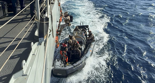 La fragata ‘Santa María’ ya patrulla en aguas del Índico como buque de mando de la operación ‘Atalanta’