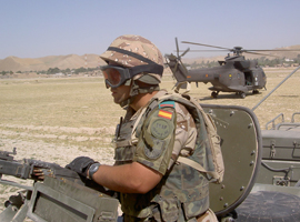 Misión internacional ISAF en Afganistán. Patrulla española
