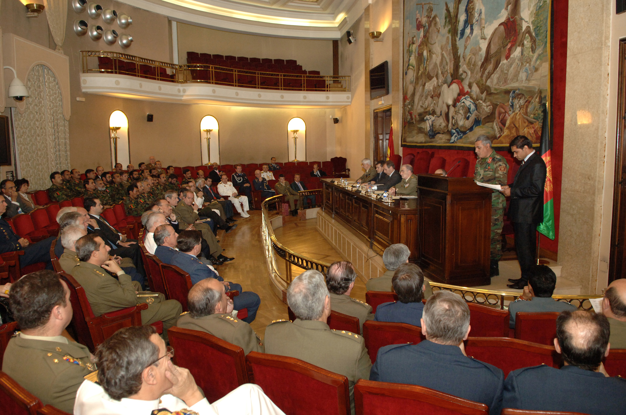 ALONSO EXPRESA EL ORGULLO DE CONTRIBUIR A LA RECONSTRUCCIÓN INSTITUCIONAL DE AFGANISTÁN