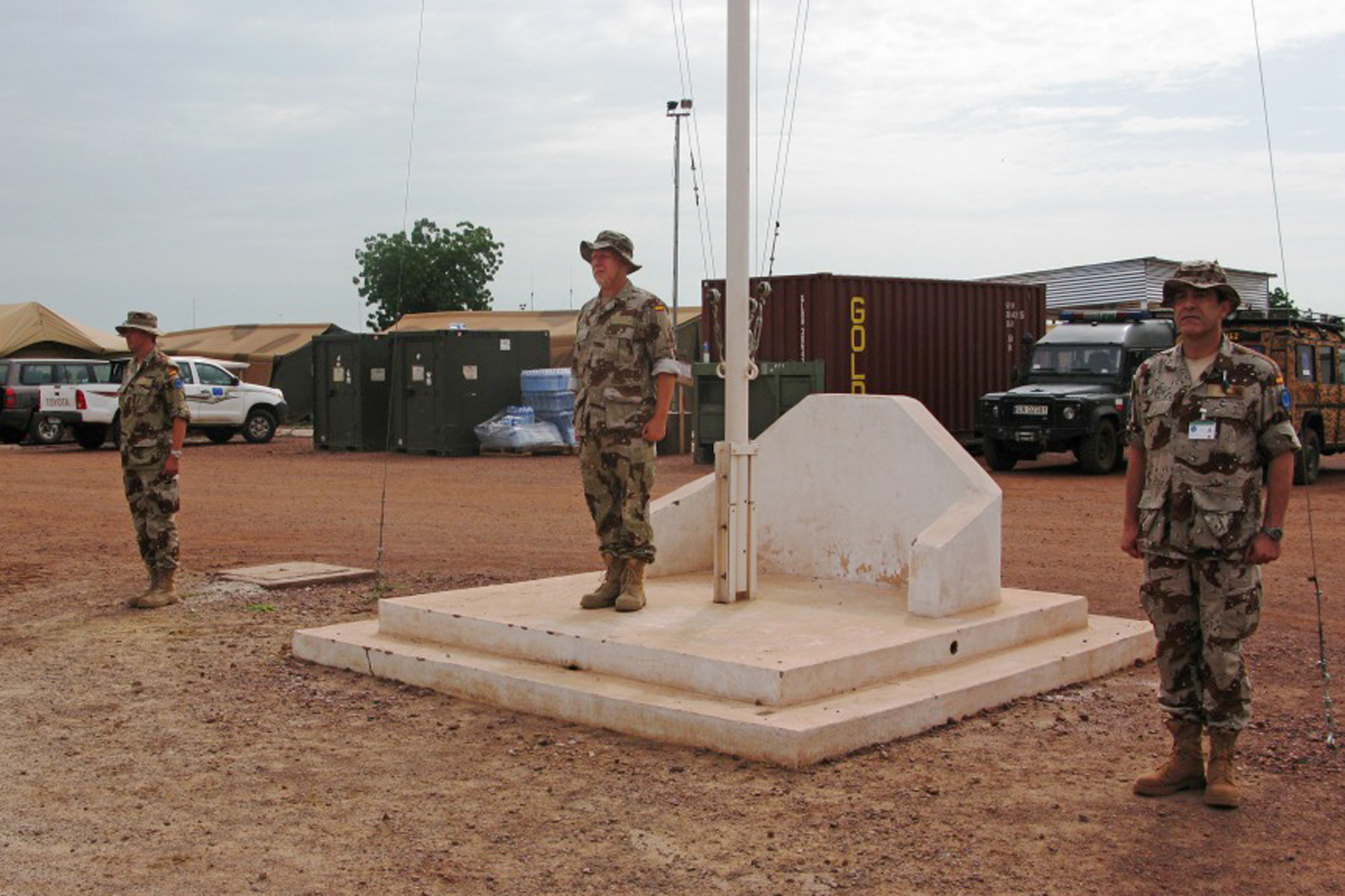 EL PRIMER DESTACAMENTO ESPAÑOL EN CHAD ES RELEVADO TRAS TRES MESES DE MISIÓN