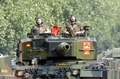 Día de la Fiesta Nacional - Carro de combate 'Leopardo 2-E'