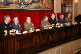 El Jefe del Estado Mayor de la Defensa, general Félix Sanz Roldán inaugura del V Curso de Altos Estudios Estratégicos para oficiales iberoamericanos