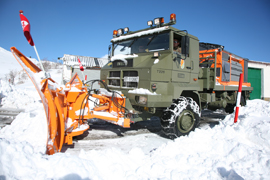 LOS BATALLONES DE INTERVENCIÓN EN EMERGENCIAS REALIZAN PRÁCTICAS SOBRE ZONAS NEVADAS, DE CARA AL PRÓXIMO INVIERNO