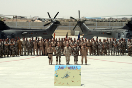 EL DESTACAMENTO DE HELICÓPTEROS DEL EJÉRCITO DEL AIRE (HELISAF) CUMPLE 2.000 HORAS DE VUELO EN AFGANISTÁN