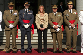 Relevo de Mando del Jefe del Estado Mayor de la Defensa y el juramento de los nuevos Jefes de Estado Mayor de los tres Ejércitos