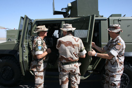 Los vehículos MLV Lince en Herat