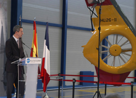 LA UNIDAD MILITAR DE EMERGENCIAS (UME) RECIBE UN NUEVO HELICÓPTERO LIGERO, FABRICADO ÍNTEGRAMENTE EN ESPAÑA