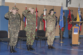 Acto de relevo del general Villalaín como Comandante Jefe de EUFOR-Althea