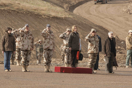 Visita de la ministra de Defensa, Carme Chacón, a Afganistán