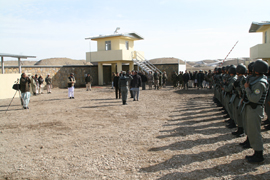Inauguración de comisaría en Badghis
