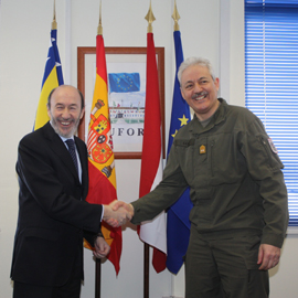 Visita del ministro Rubalcaba a Sarajevo