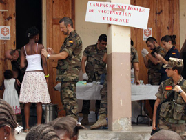 La Agrupación ‘Hispaniola’ vacunará a 10.000 personas más en Haití
