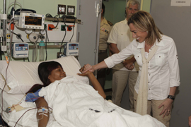 Visita de la ministra de Defensa a Haití