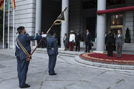 Visita oficial de la ministra de Defensa de la República Gabonesa
