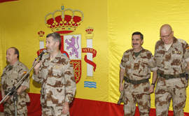 El JEMAD visita a las tropas españolas en Herat y Qala-i-Naw.