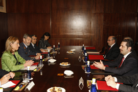 Visita del primer ministro de la Republica del Líbano