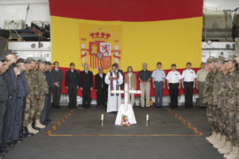 Responso por los cuatro fallecidos