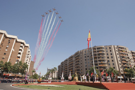 Homenaje a la bandera y a los que dieron su vida por España. Dia de las FAS