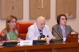 Ministra de Defensa comparece en el Congreso de los Diputados ante la Comisión Mixta para la Unión Europea.