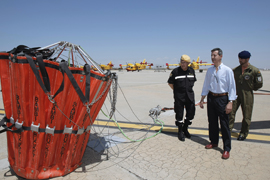 Presentación del dispositivo contra incendios forestales de la UME