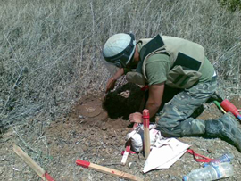 Finalizan los trabajos de desminado en Aytarun (Líbano)