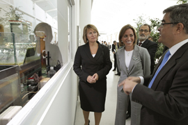 Visita oficial de la ministra de Defensa de Noruega, Grete Faremo