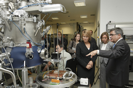 Visita oficial de la ministra de Defensa de Noruega, Grete Faremo