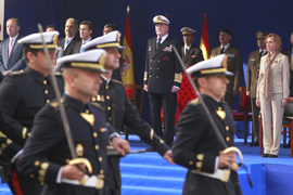 S.M. el Rey preside la entrega a la Armada del mayor buque de su historia