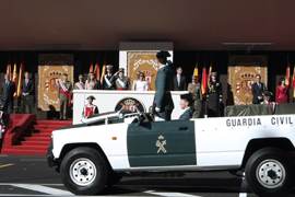 Los Reyes presiden en Madrid la celebración del Día de la Fiesta Nacional