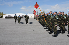 Relevo de las fuerzas españolas en Líbano