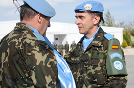 Relevo de las fuerzas españolas en Líbano