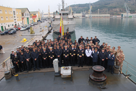 El patrullero 'Infanta Cristina' regresa tras participar 4 meses en la operacion 'Atalanta'