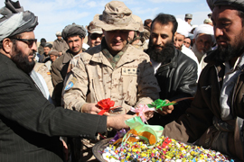 Ceremonia de colocación de la primera piedra de la clínica