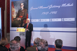 Homenaje al general Manuel Guiérrez Mellado