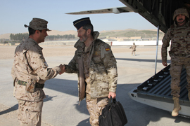 Visita del Jefe del Estado Mayor de la Defensa a Afganistán