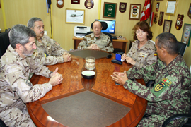 El JEMAD finaliza su visita oficial a las tropas españolas en Afganistán