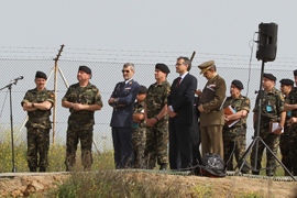 El JEMAD asiste a la integración de las unidades que irán al Líbano