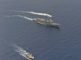 La 'Canarias' libera un pesquero iraní secuestrado desde hace cinco meses