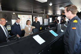 Visita a la fragata 'Méndez Núñez'